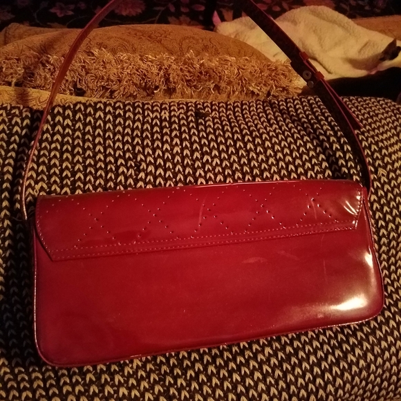Max New York bordeaux patent leather purse - Picture 4 of 6